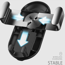 Load image into Gallery viewer, Automatic Car Gravity Phone holder With Wireless Charger