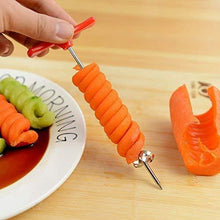 Load image into Gallery viewer, Stainless steel spiral twist knife