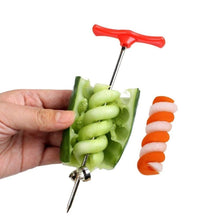 Load image into Gallery viewer, Stainless steel spiral twist knife