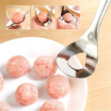 Load image into Gallery viewer, Stainless steel meatball maker spoon kitchen