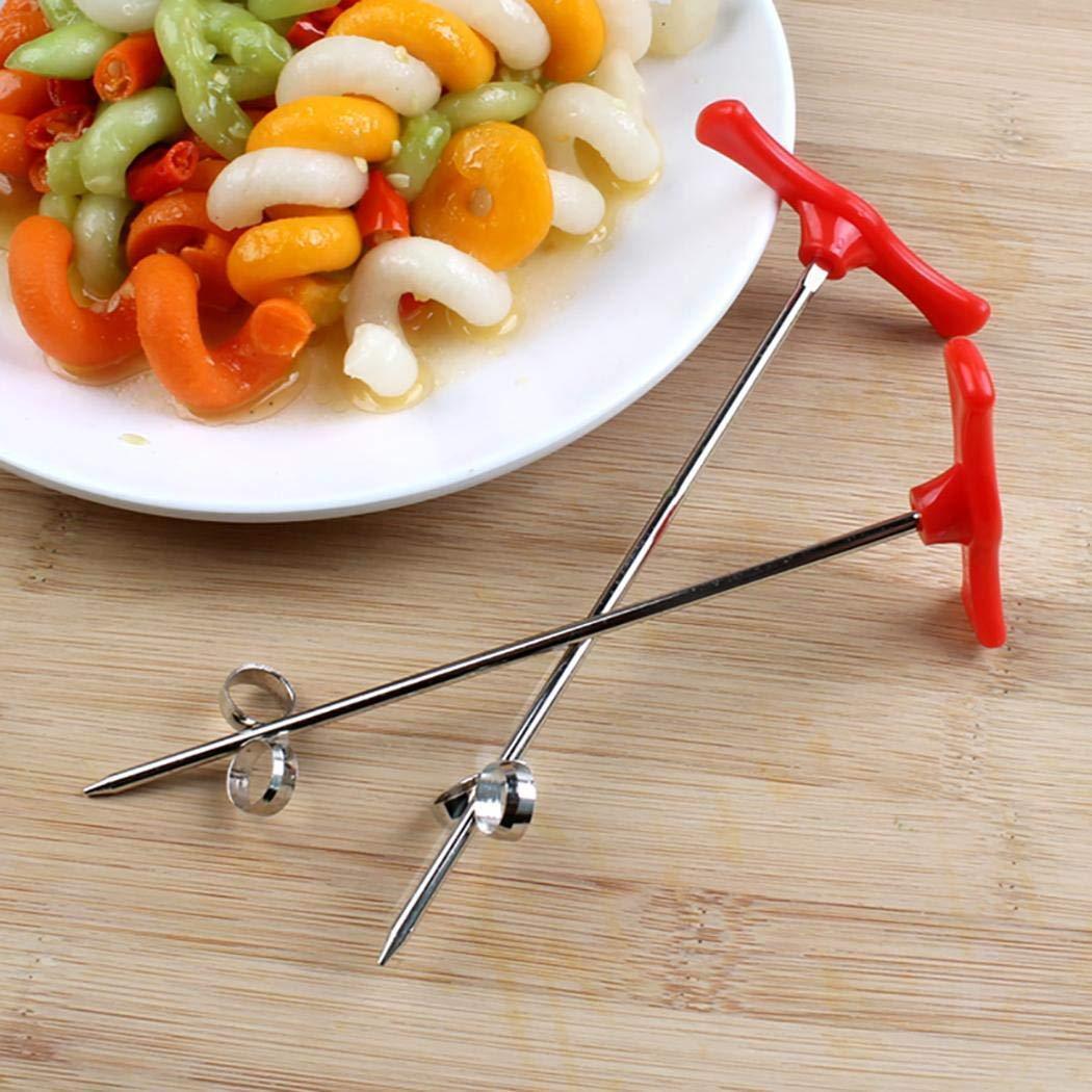 Stainless steel spiral twist knife