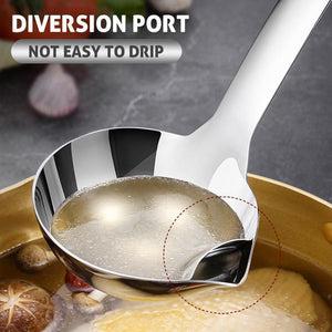 Soup oil filter spoon