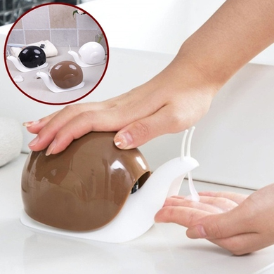 Cartoon snail press type hand sanitizer bottle