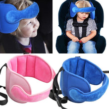 Load image into Gallery viewer, Child Car Seat Head Protector Belt Comfortable Safe Sleep Headrest Solution